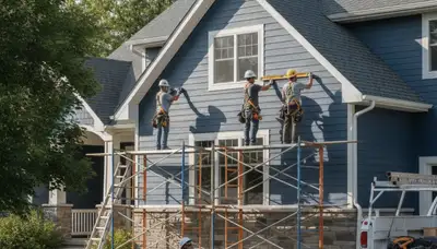 Minneapolis MN siding contractor with vinyl siding installation for homes