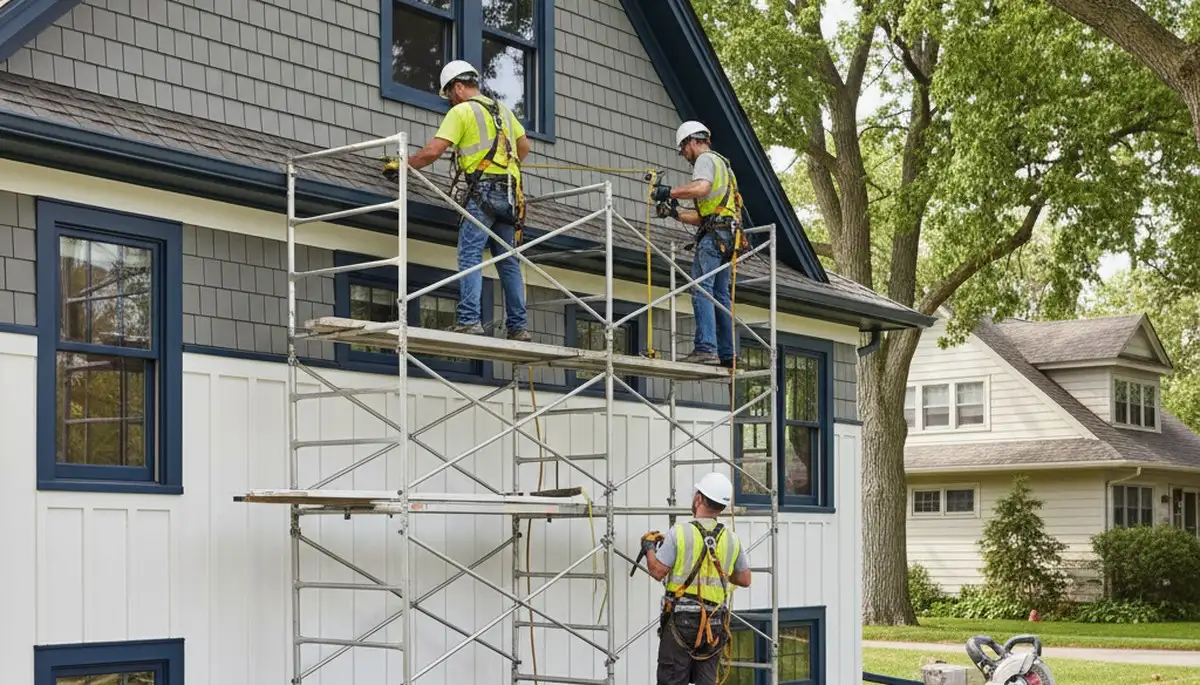 Vinyl siding installation service in Minneapolis, MN for a home exterior upgrade