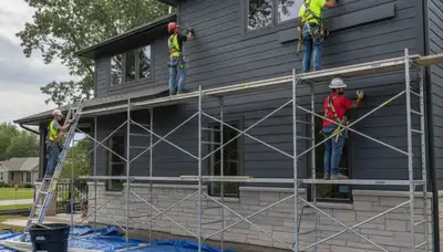 Vinyl siding installation in Minneapolis, MN by a professional siding contractor