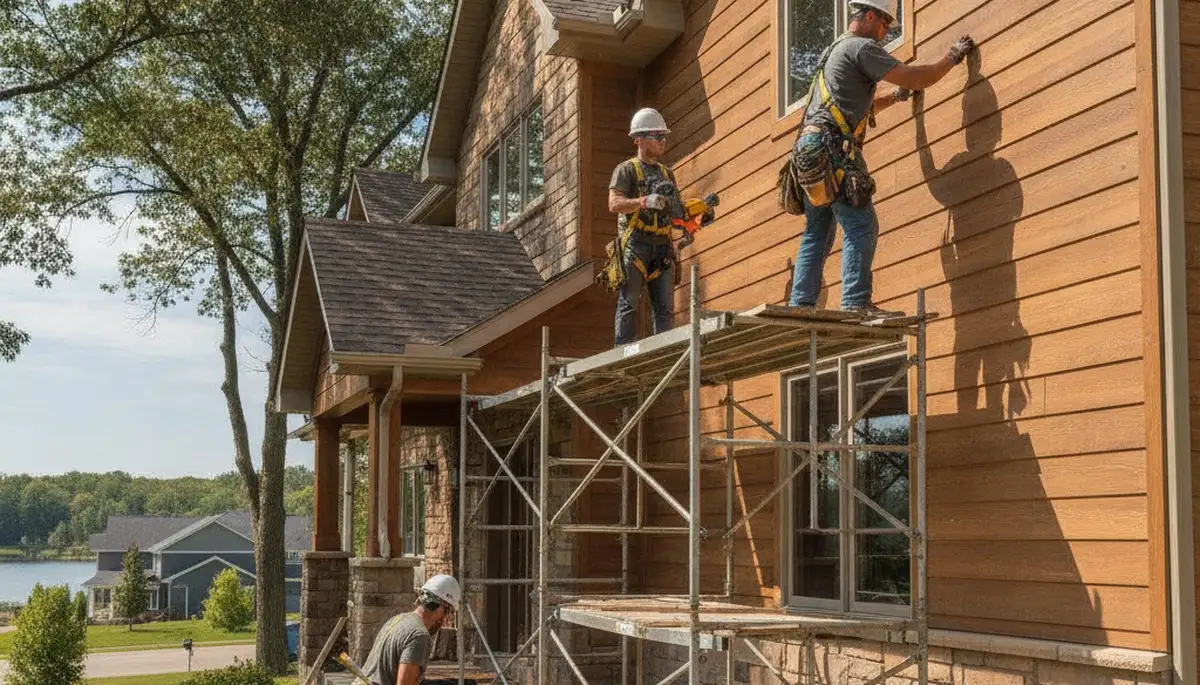 Vinyl siding installation for Minneapolis, MN homes by a professional siding contractor