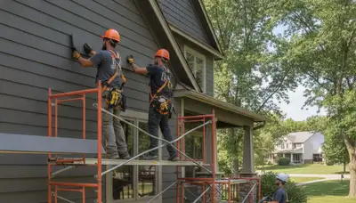 Vinyl siding installation in Minneapolis, MN for a residential exterior upgrade