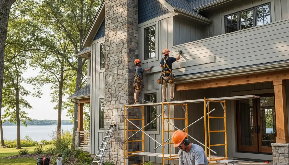 Vinyl siding installation for Minneapolis, MN homes by a professional siding contractor