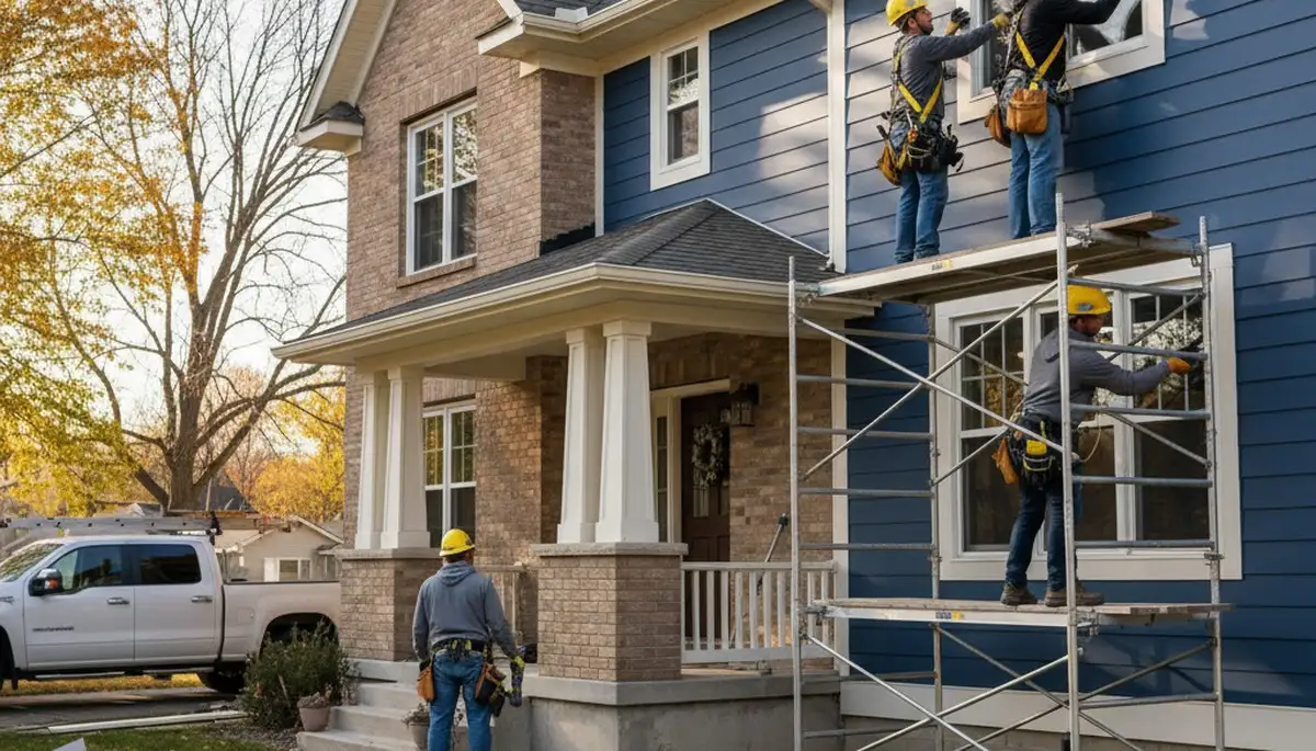 Minneapolis MN siding contractor showcasing vinyl siding installation for local home exteriors