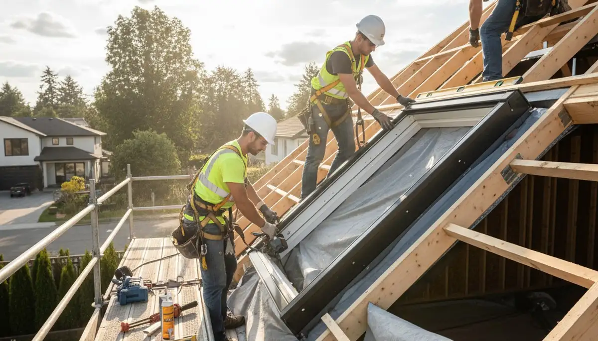 Professional skylight installation in Minneapolis, MN by FX Remodeling & Exteriors for added natural light
