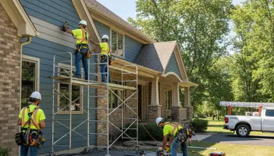 Vinyl siding installation in Minneapolis, MN for a residential exterior upgrade