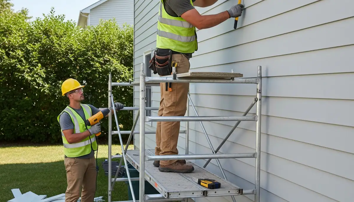 Minneapolis, MN vinyl siding repair for cracked and storm-damaged home exterior